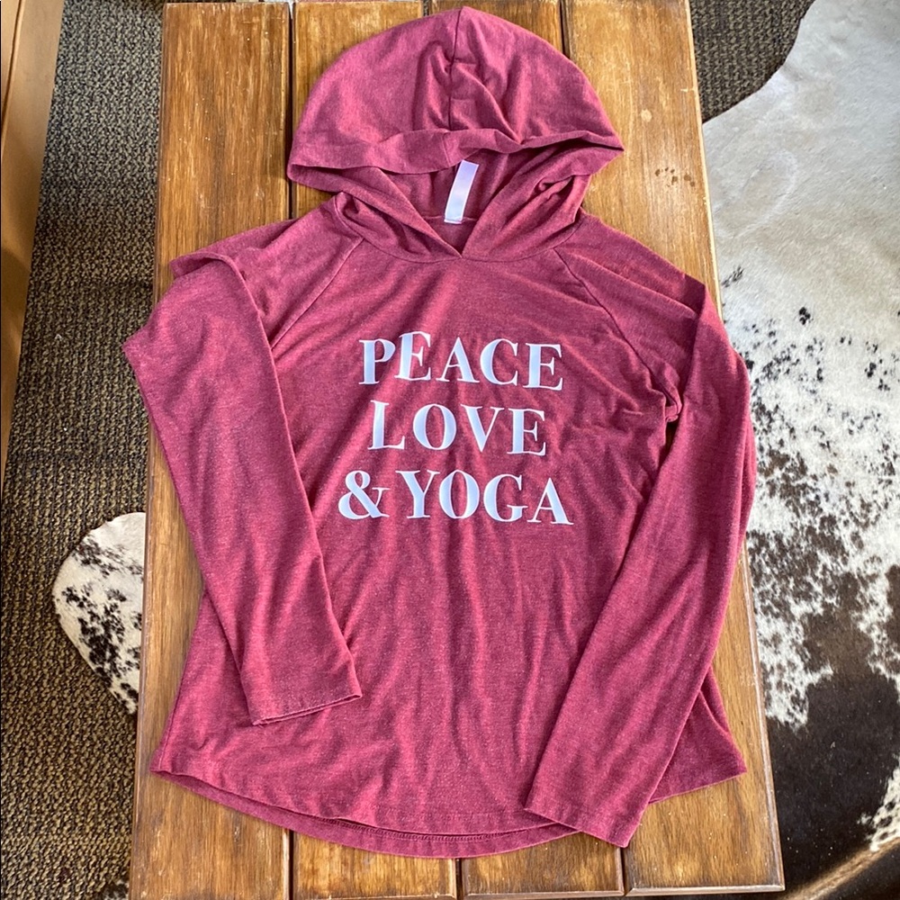 Active USA Red Graphic Long Sleeve Hoodie